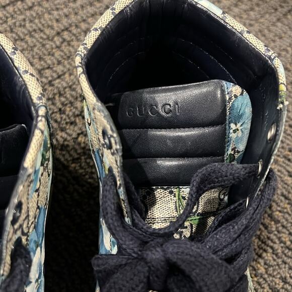 Gucci GG Supreme High 'Blooms Print - Blue' - Picture 2 of 8
